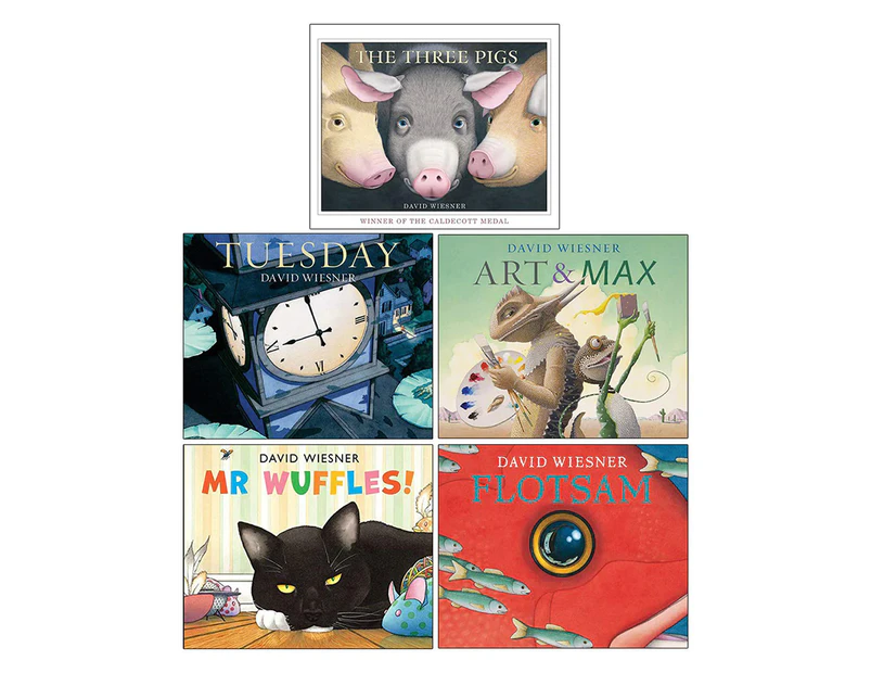 David Wiesner Picture Book Collection 5-Book Set