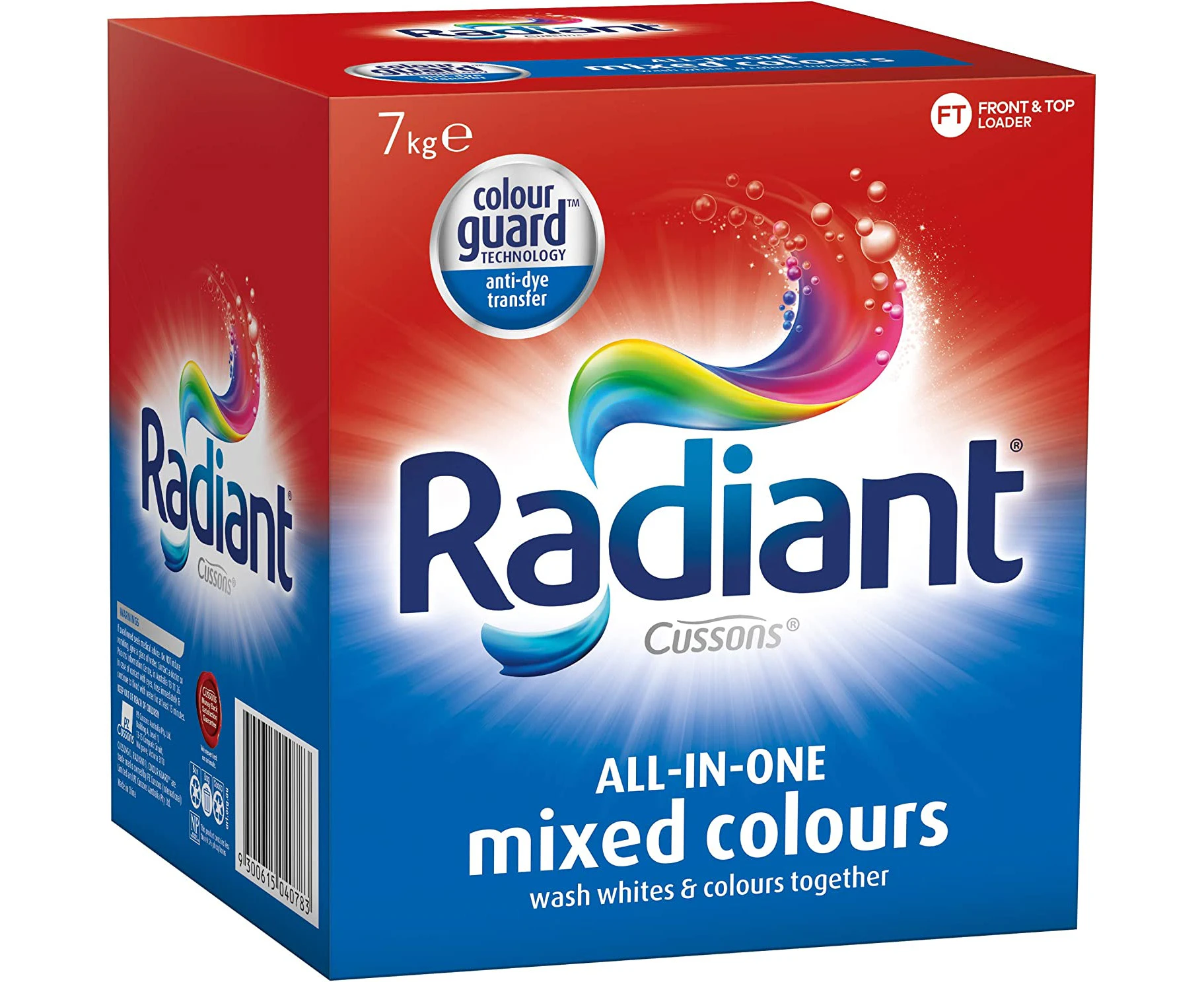 Radiant Washing Powder Laundry Detergent for Mixed Colours, 7kg