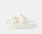 Walnut Girls' Atlas Slides - White