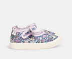 Walnut Girls' Liberty Millie Canvas Sneakers - Classic Garden