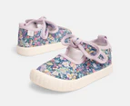 Walnut Girls' Liberty Millie Canvas Sneakers - Classic Garden