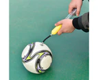 Portable Ball Pump Quick Inflation Easy to Use Long Service Life Practical Hand Inflator for Basketball-Yellow - Yellow