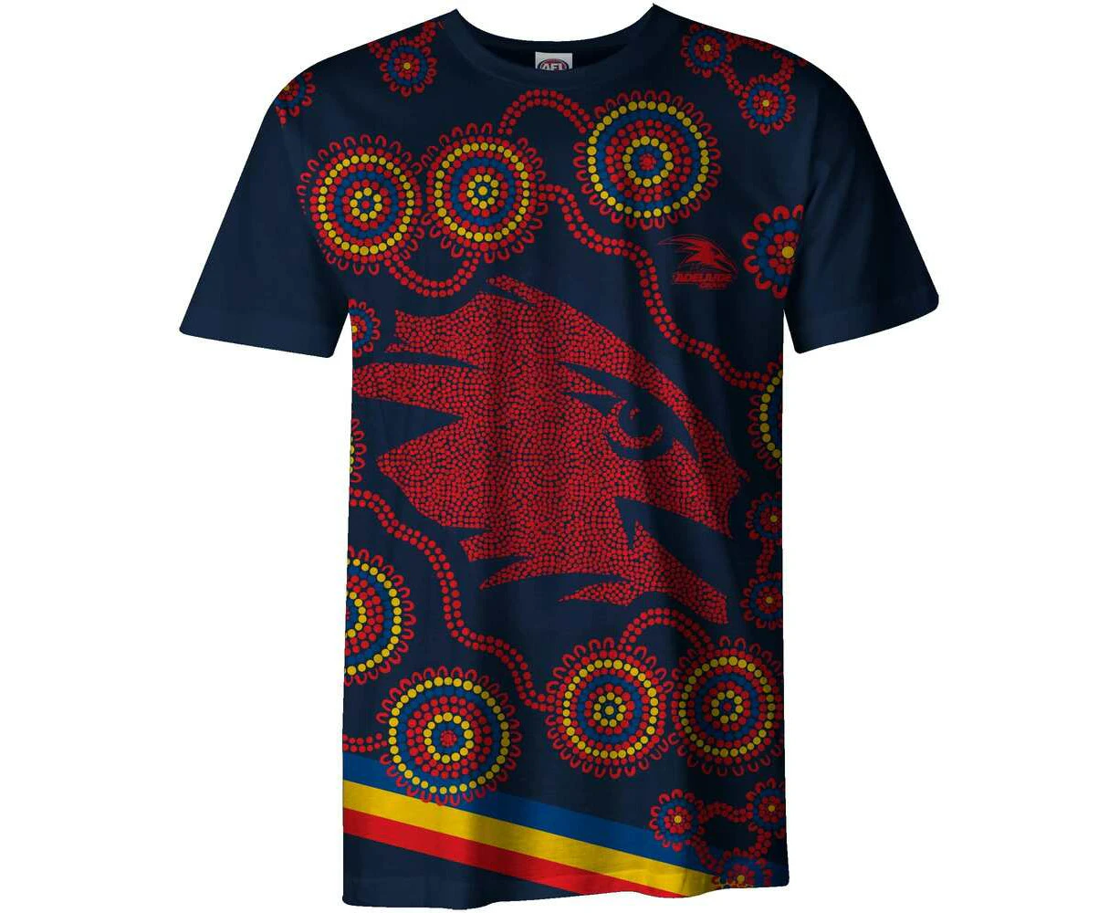 Adelaide Crows AFL Footy Junior Youths Kids Indigenous Tee