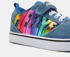 Heelys Girls' Pro 20 X2 Skate Shoes - Denim/Rainbow