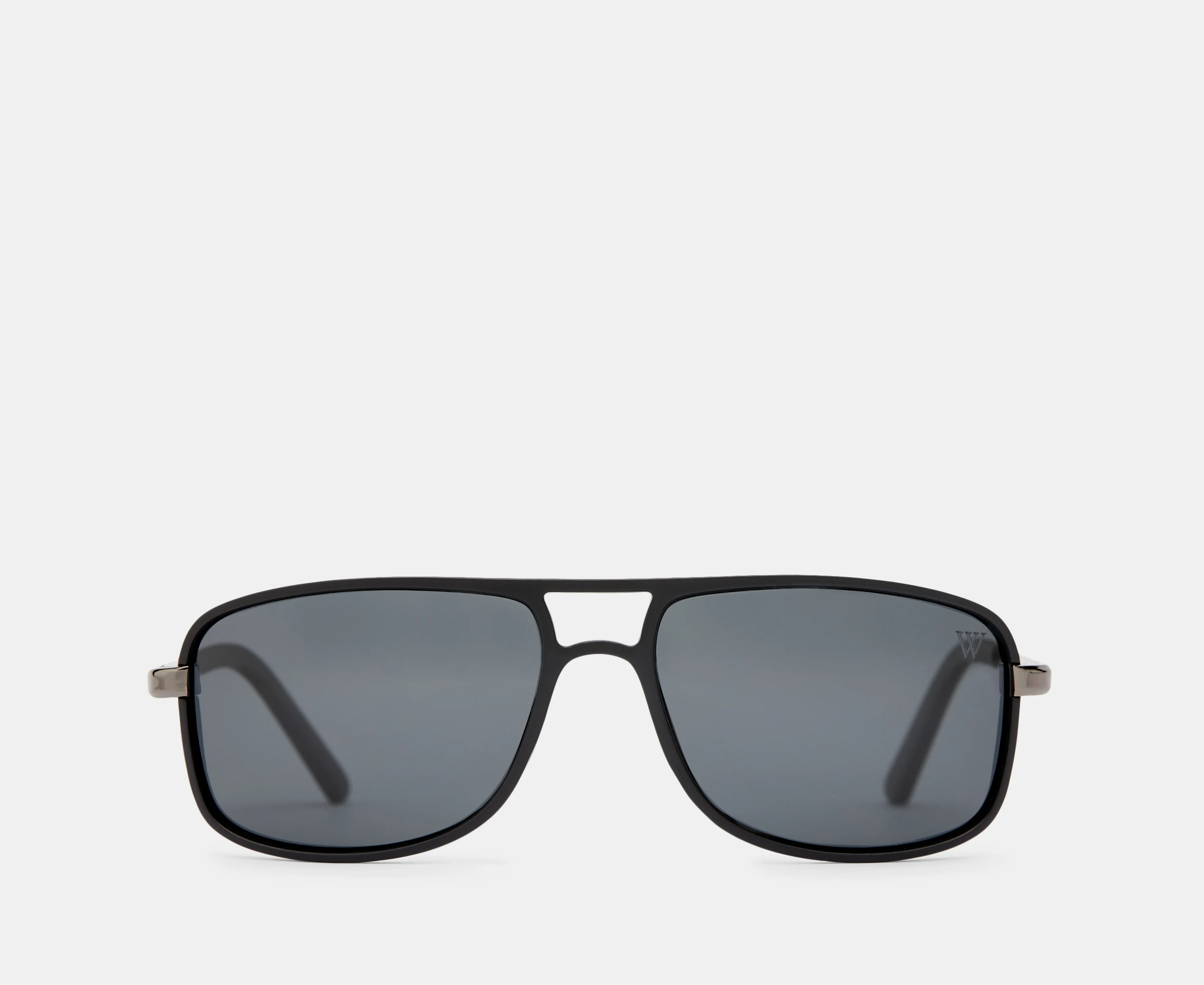 Winstonne Men's Jayden Polarised Sunglasses - Black/Grey