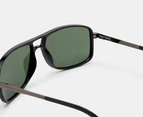 Winstonne Men's Jayden Polarised Sunglasses - Black/Green