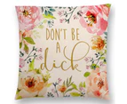 Floral Inspirational Sayings Cushion Covers