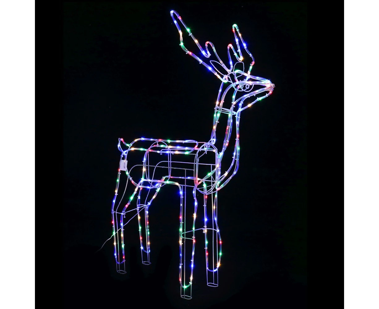 Stockholm 110x83x53CM Christmas Lights 220 LED Motif Lights Standing Reindeer