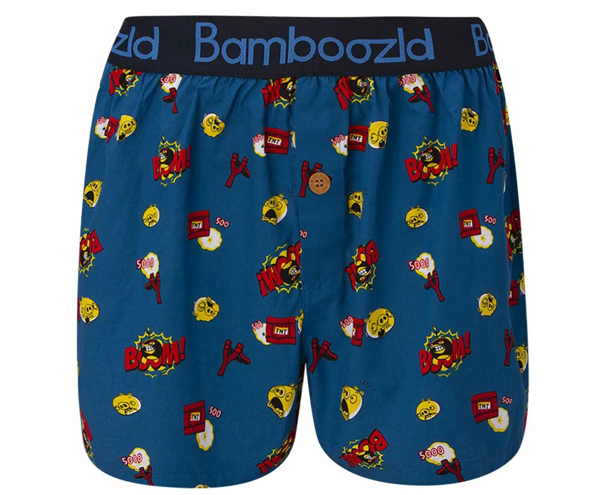 Bamboozld Angry Birds Boom Boxer Short BBUS21BSBOOM Blue