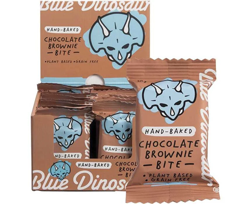 Blue Dinosaur Chocolate Brownie Bite 18x30g