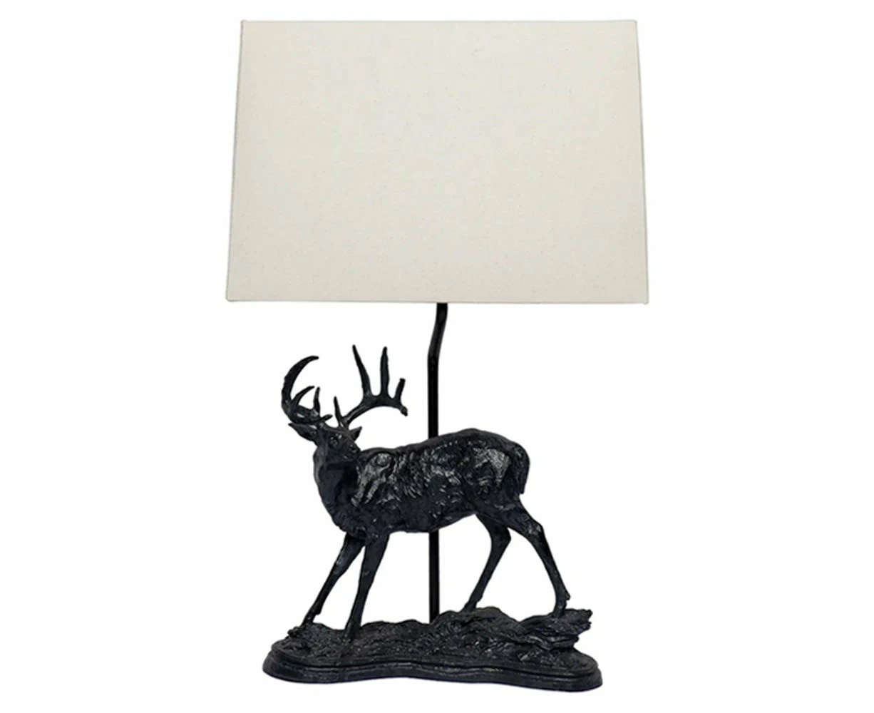 Calgary Table Lamp Black/White 12313 Cafe Lighting