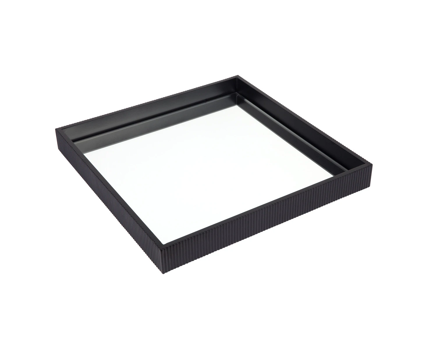 CAFE LIGHTING Miles Medium Mirrored Tray - Black