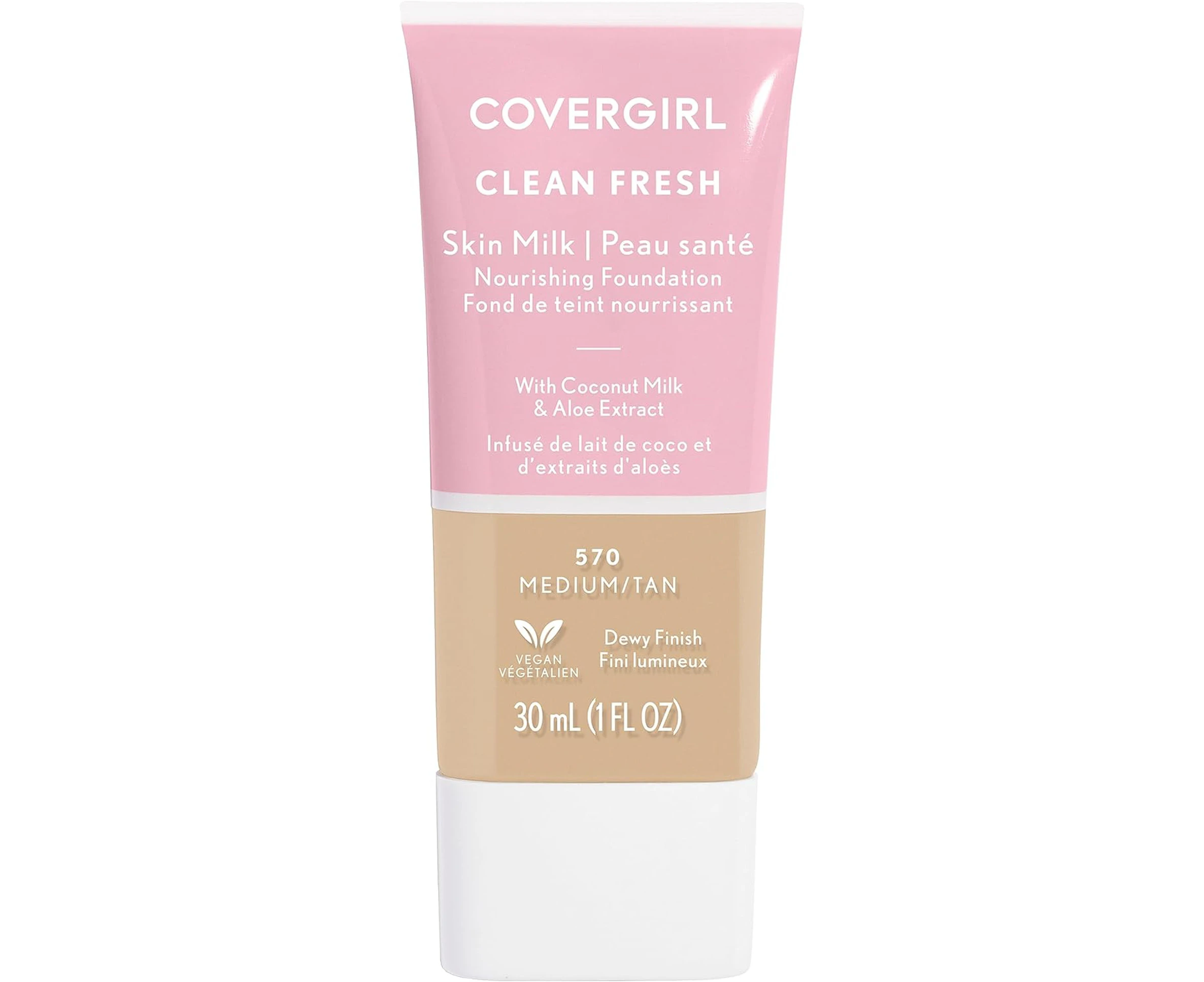 Covergirl Clean Fresh Skin Milk Foundation #570 Medium/Tan 30Ml