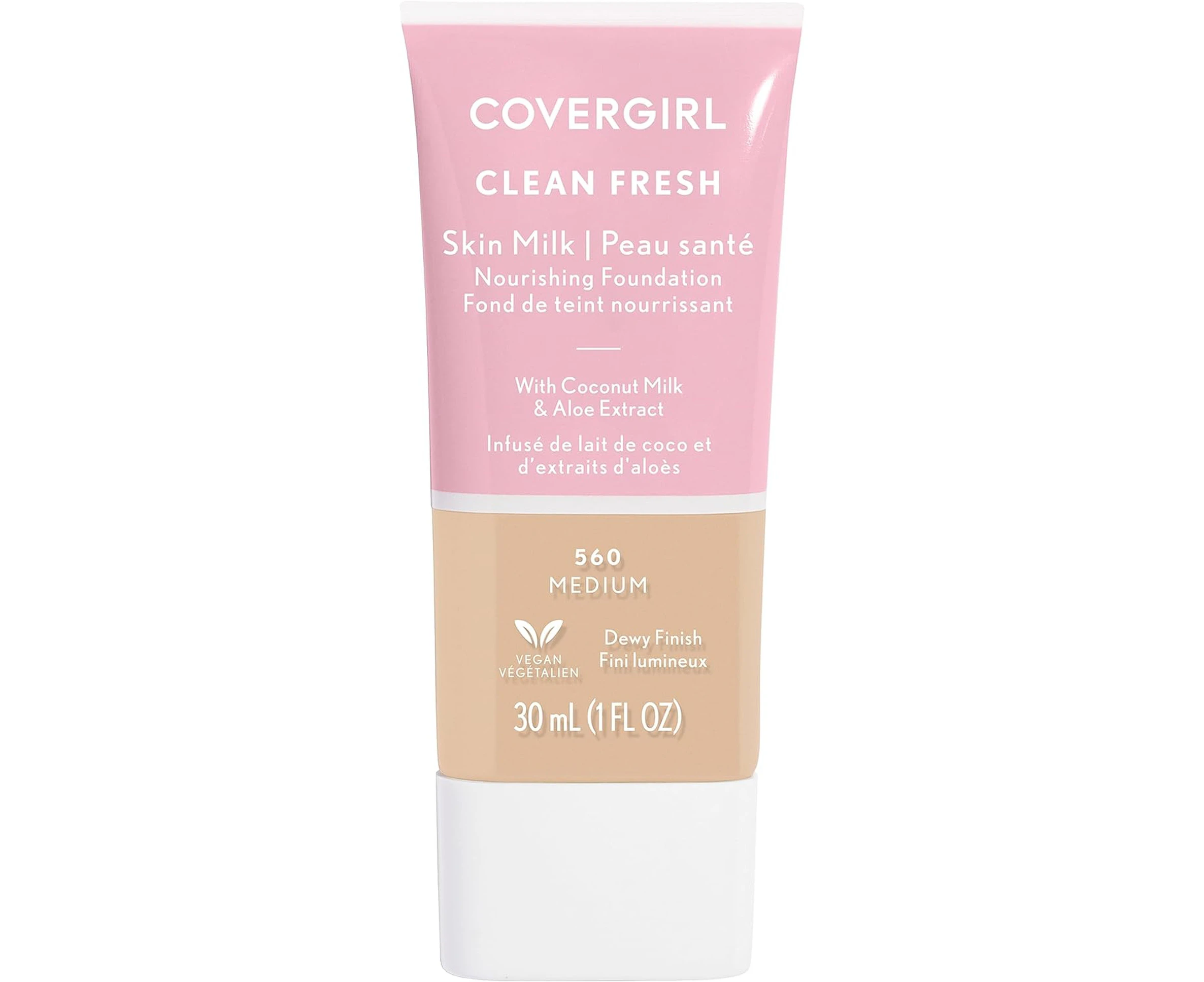 Clean Fresh Skin Milk Foundation - 560 Medium by CoverGirl for Women - 1 oz Foundation