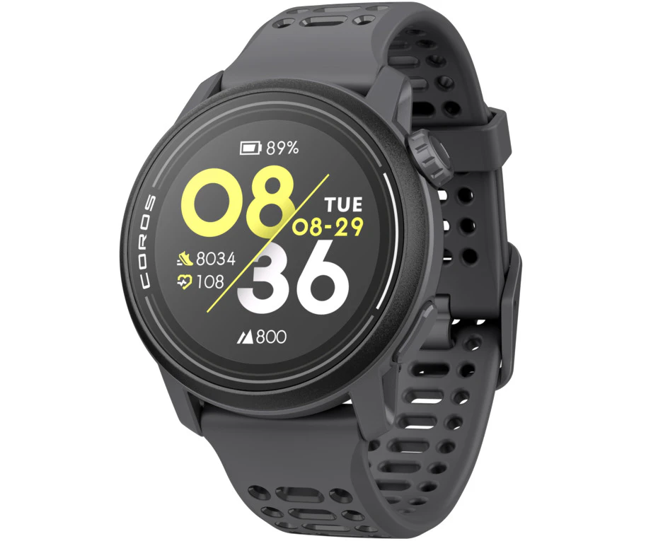 Coros Pace 3 GPS Sport Watch Silicon Band Black