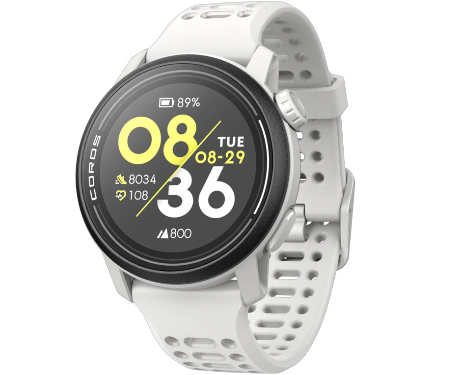 Coros Pace 3 GPS Sport Watch Silicon Band White