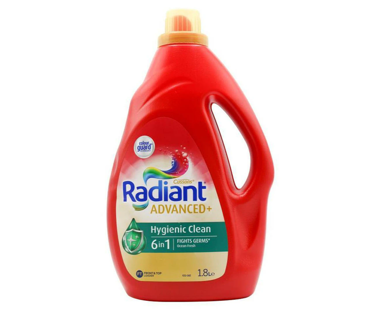 Radiant Advanced Front & Top Loader Hygienic Clean Ocean Fresh 1.8L