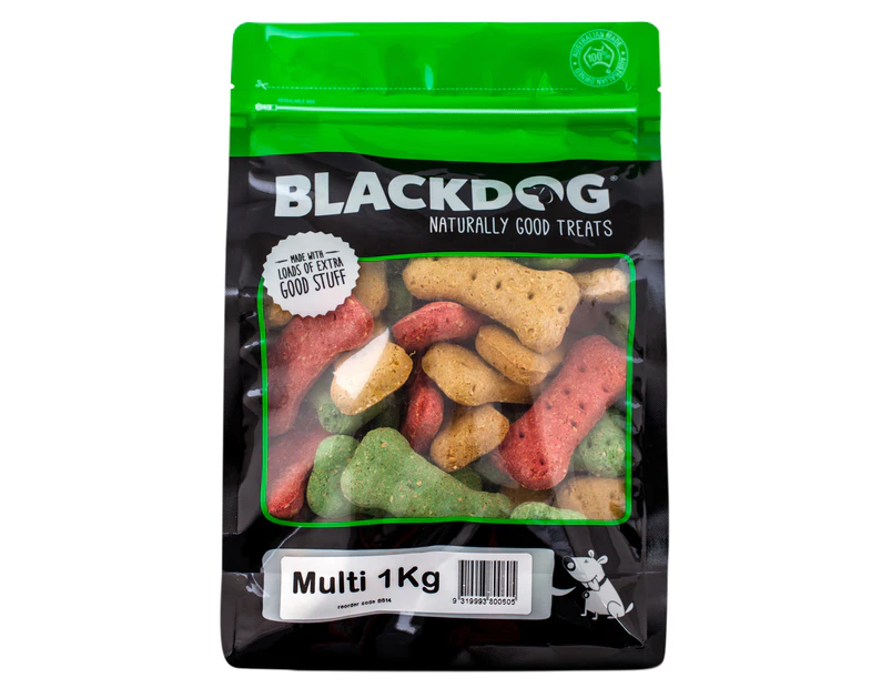 Blackdog 1kg Naturally Good Pet/Dog Premium Multi Mix Biscuits Healthy Treats