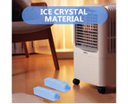 12pcs Freezer Pack For Air Conditioner Fan Ice Packs Ice Block Cooler Freezer Packs Cooler Ice Packs Home Reusable Ice Packs Blue