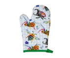 Maxwell & Williams 8-Piece Kids' Pete Cromer Garden Party Apron & Cookie Baking Set - Green