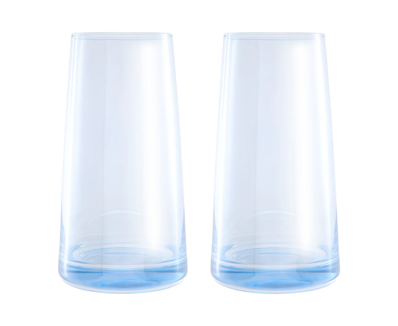 Set of 2 Maxwell & Williams 480mL Glamour Highball Glasses - Blue