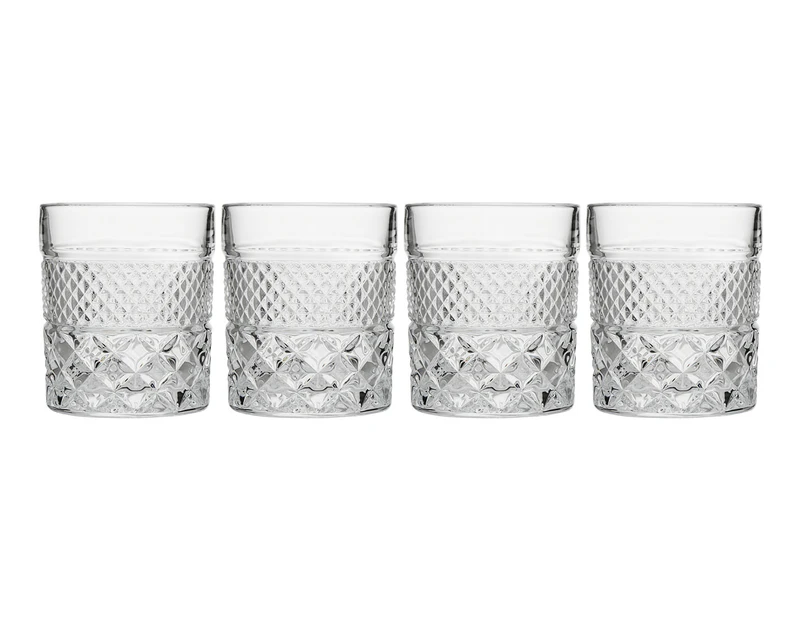 Set of 4 Maxwell & Williams 320mL Speakeasy Whisky Glasses