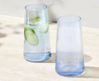 Set of 2 Maxwell & Williams 480mL Glamour Highball Glasses - Blue