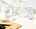 Set of 2 Maxwell & Williams 480mL Glamour Wine Glasses - Blue