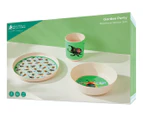 Maxwell & Williams 3-Piece Kids' Pete Cromer Garden Party Dinner Set - Green