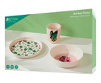 Maxwell & Williams 3-Piece Kids' Pete Cromer Garden Party Dinner Set - Pink