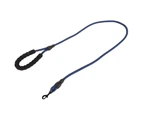 Pet Dog Leash Safety Explosion Proof 360 Degree Hook Buckle Dog Rope Leash for Hiking Camping Training Black Blue 1.2x200cm / 0.5x78.7in