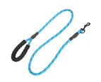 Pet Heavy Duty Nylon Leash Reflective Round Rope Suitable for Medium and Large DogsBlue