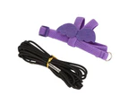 Bird Harness and Leash Super Light Adjustable Bite Resistant Parrot Harness Traction Rope with Cute Wing Handle Purple XS Purple