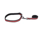 Pet Dog Reflective Webbing Comfortable Walking Collar Traction Rope Set Suppliesred L