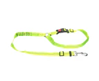 Pet Adjustable Headrest Seat Belt Dog Nylon Reflective Safety Seatbelt Strap for CarFluorescent Green