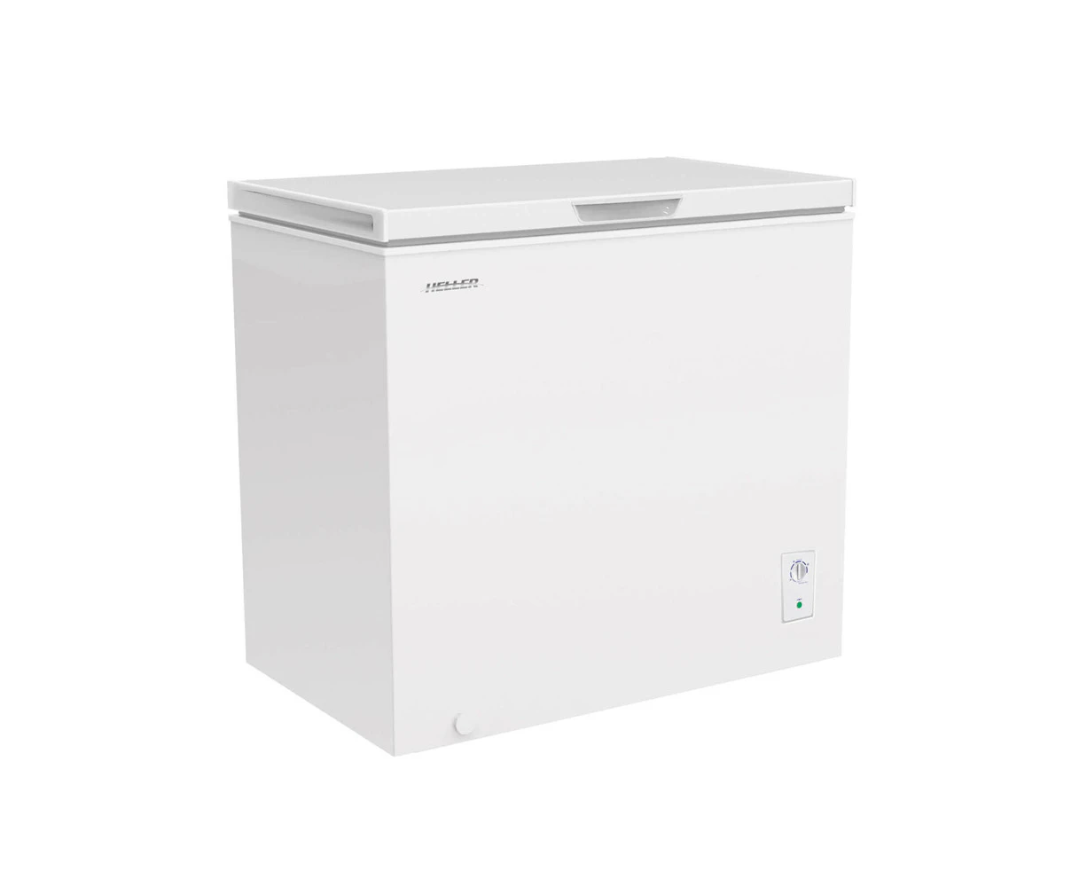 Heller 250L Hybrid Home/Kitchen Chest Food Storage Freezer 10x85cm White