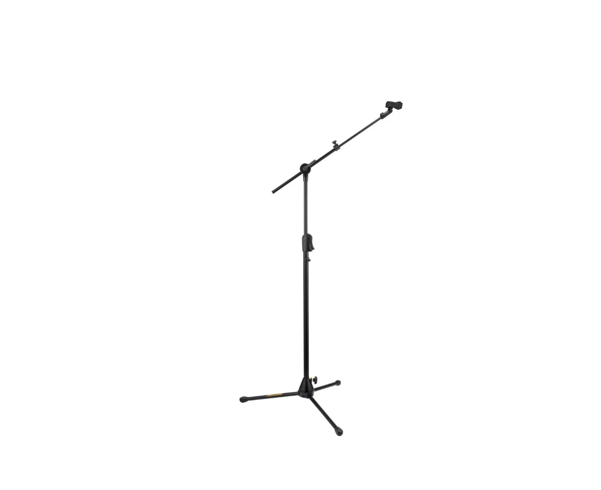 Hercules Stands EZ Clutch Tripod Microphone Stand w/ Hideaway Mic Boom Black