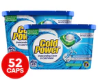 2 x 26pk Cold Power Triple Caps Laundry Capsules 364g