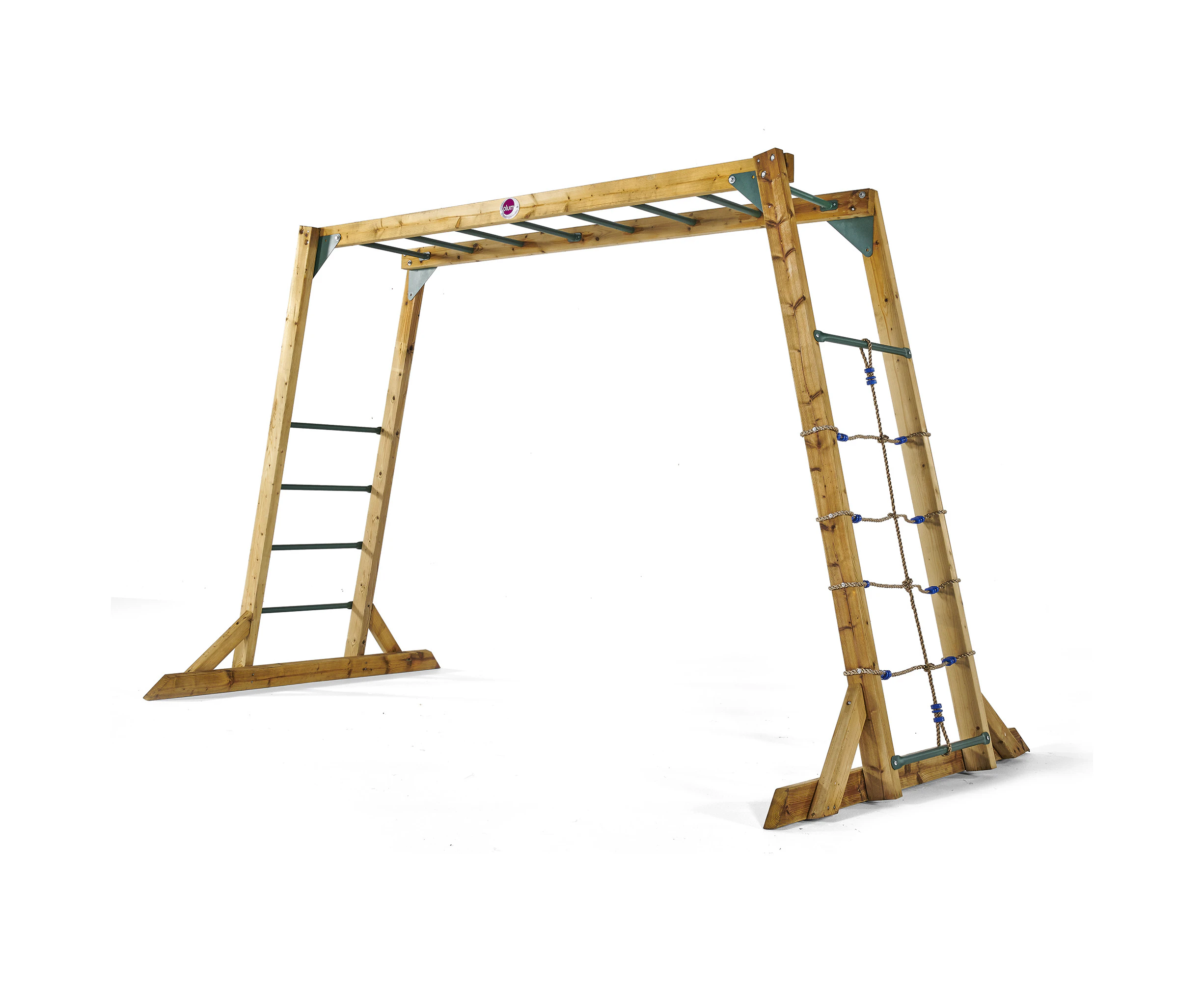 Plum Wooden Monkey Bars | Durable Outdoor Climbing Frame for Kids