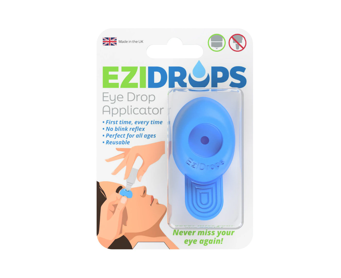 Ezidrops Eye Drop Applicator Wide