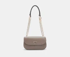 GUESS Daryna Convertible Crossbody Bag - Dark Taupe