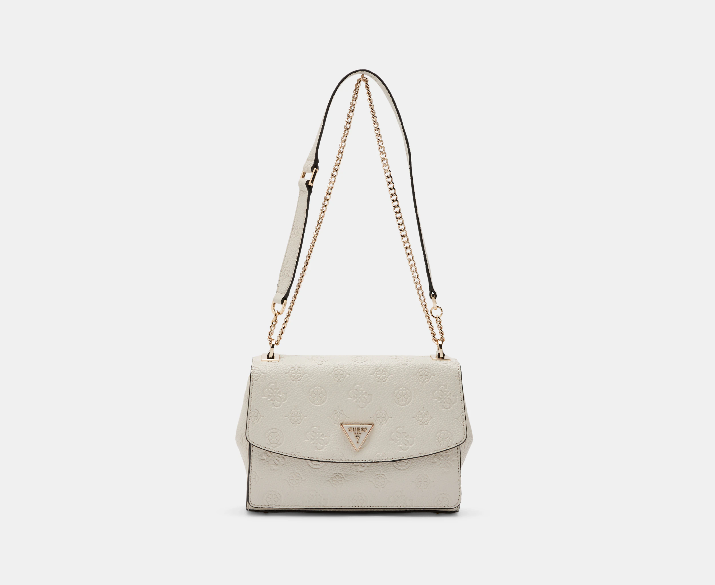 GUESS Cresidia Convertible Crossbody Bag - Bone