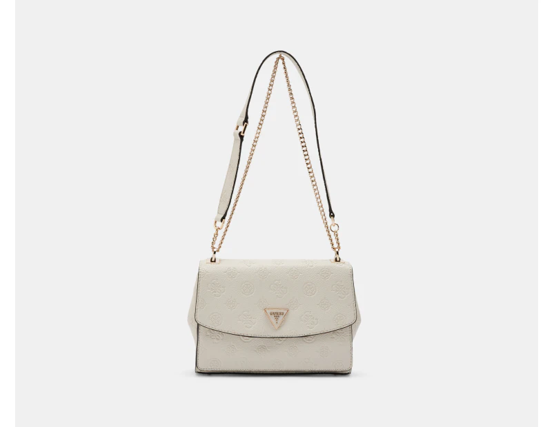 GUESS Cresidia Convertible Crossbody Bag - Bone