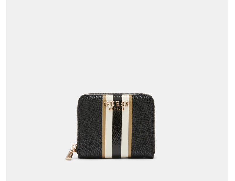 GUESS Laurel Small Zip-Around Wallet - Black