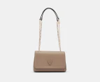 GUESS Noelle Convertible Crossbody Bag - Taupe