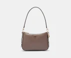 GUESS Daryna Top Zip Shoulder Bag - Dark Taupe