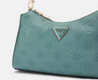 GUESS Cresidia Top Zip Shoulder Bag - Teal