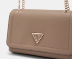 GUESS Noelle Convertible Crossbody Bag - Taupe