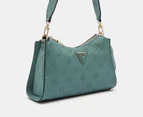 GUESS Cresidia Top Zip Shoulder Bag - Teal