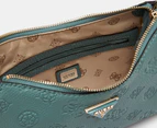 GUESS Cresidia Top Zip Shoulder Bag - Teal